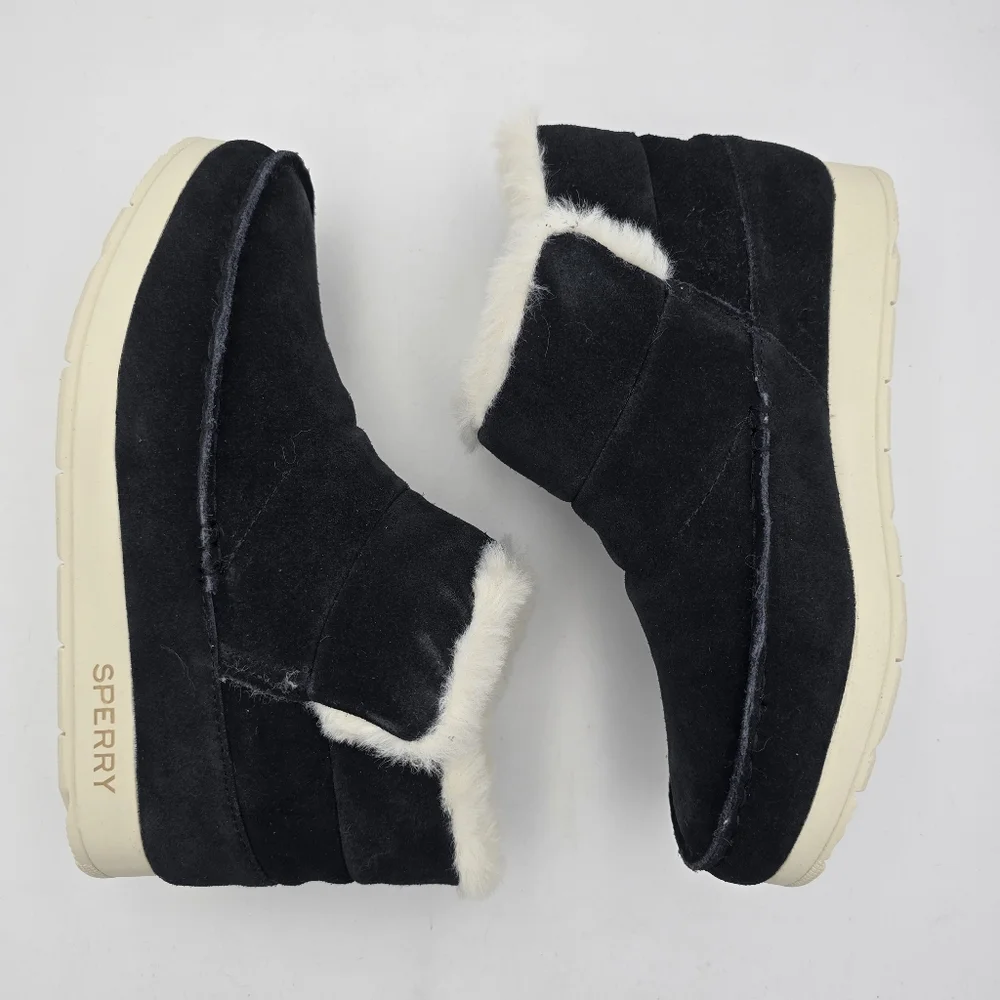 NIB Sperry Moc-Sider Booties, Black, Women's 5.5M - Picture 15 of 16